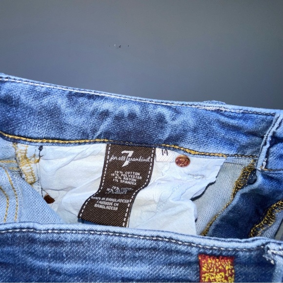 Seven for All Mankind Slimmy Kids Jeans Size 14 - Picture 9 of 9